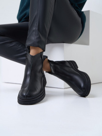 Ботинки ISSA Plus модель OB2-517_черный Фото