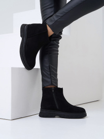 Ботинки ISSA Plus модель OB2-518_черный Фото