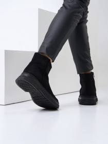 Ботинки ISSA Plus модель OB2-518_черный Фото