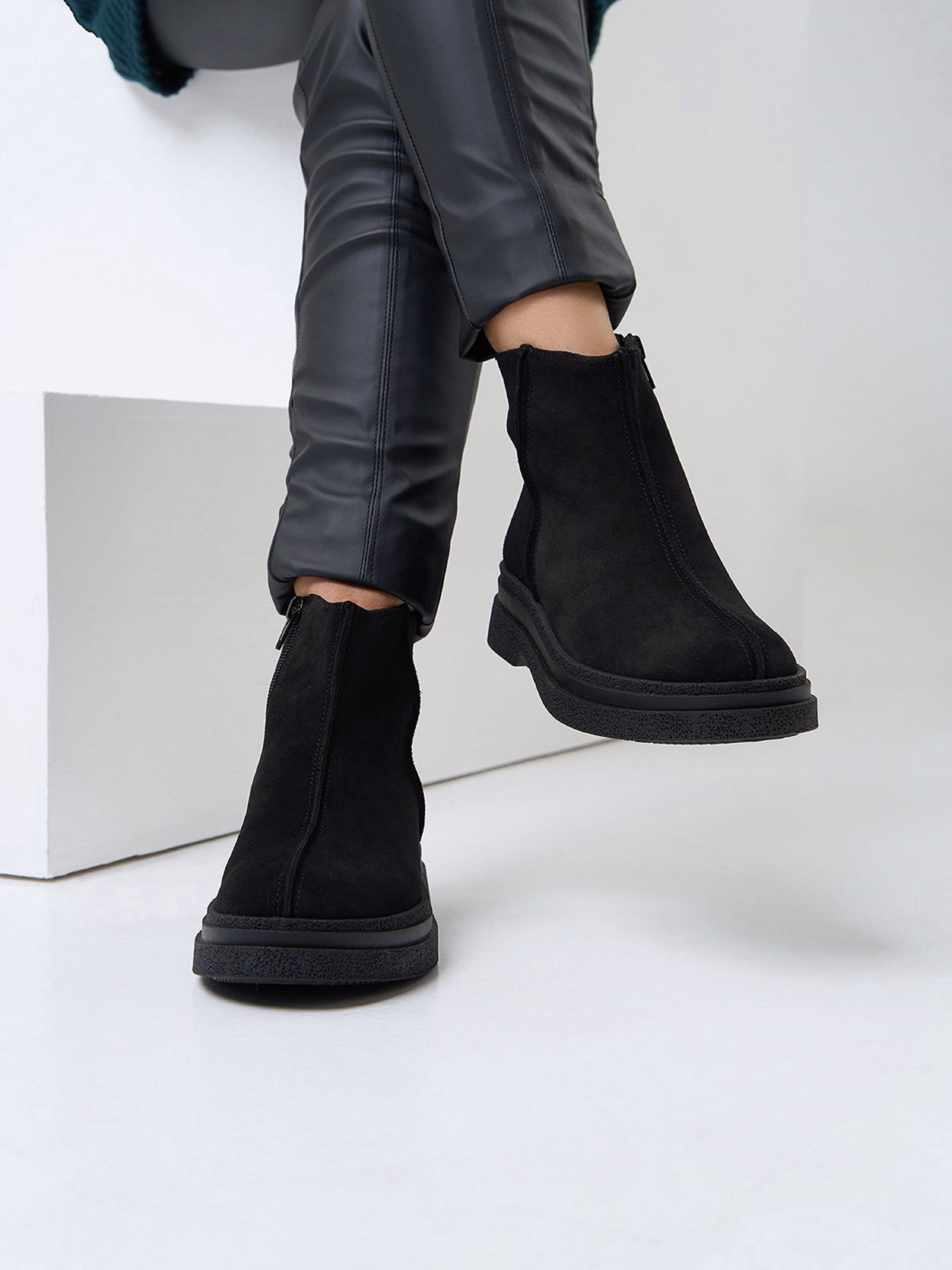 Черевики ISSA Plus модель OB2-518_черный Фото