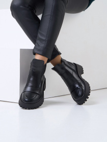 Ботинки ISSA Plus модель OB2-519_черный Фото