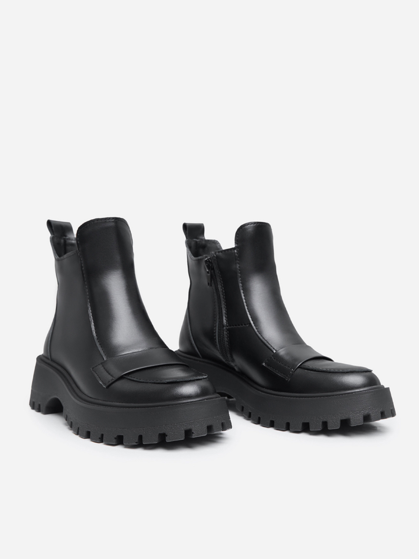 Ботинки ISSA Plus модель OB2-519_черный Фото