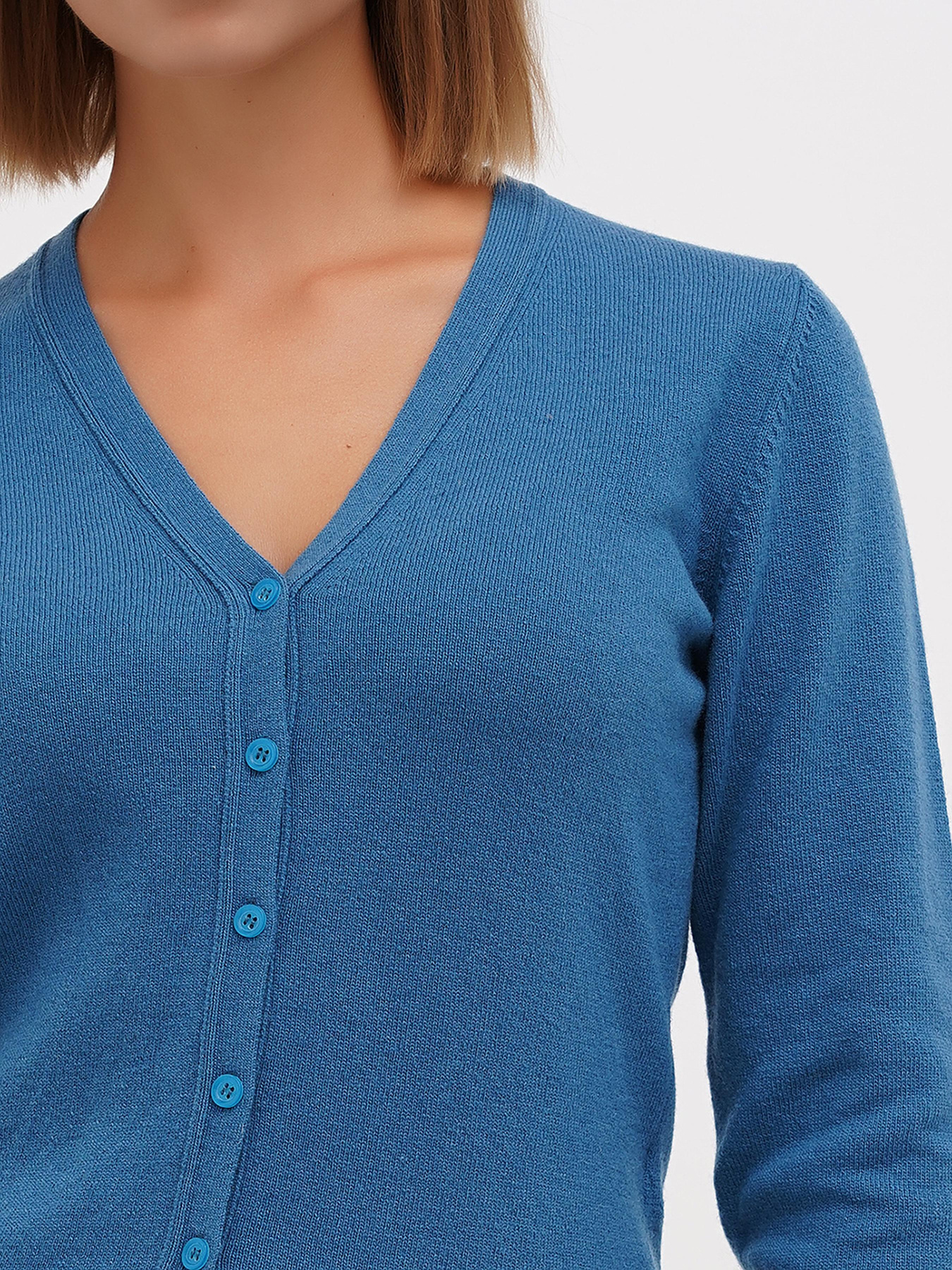 Кардиган Sassofono модель A271-SF-1403_синий Фото