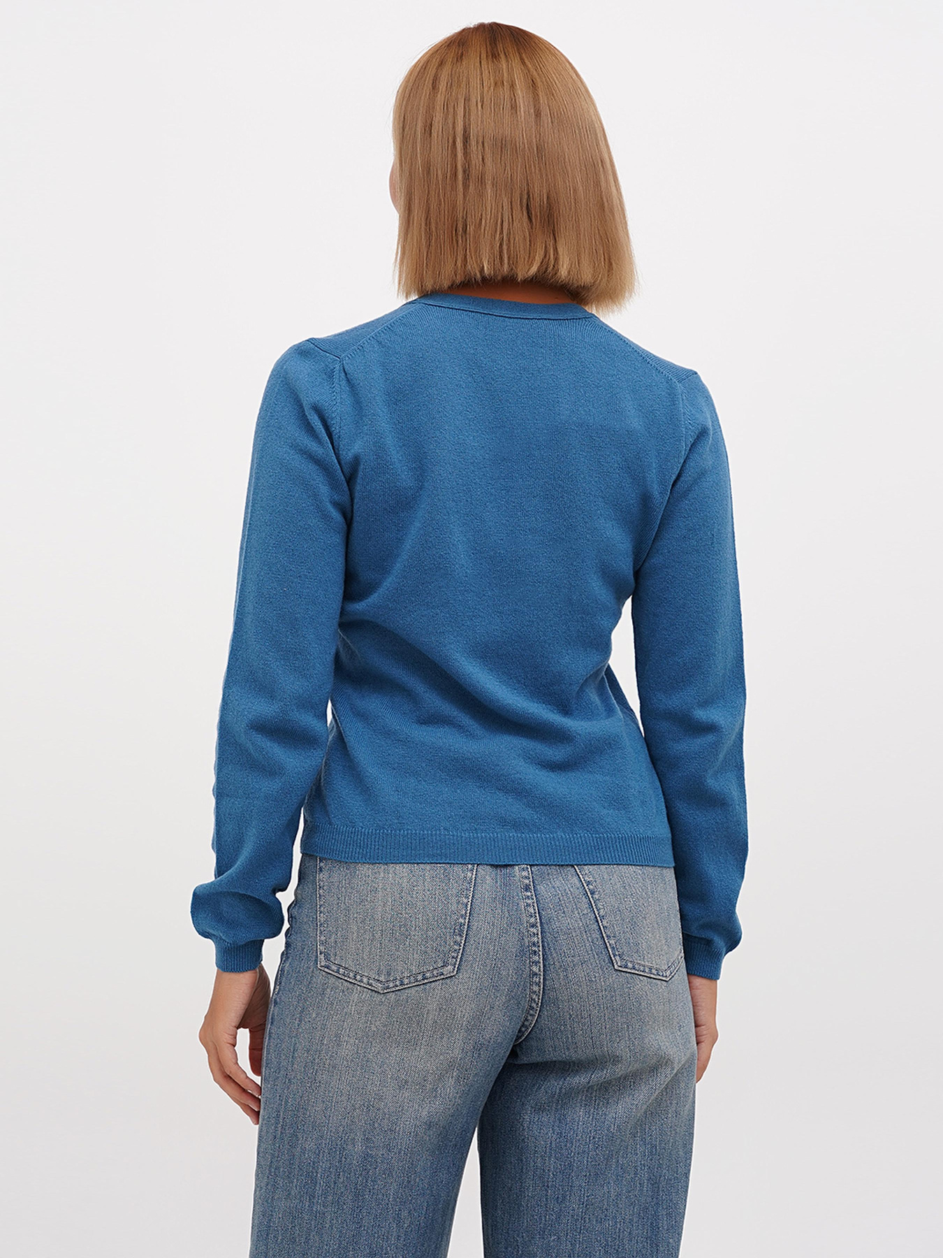 Кардиган Sassofono модель A271-SF-1403_синий Фото