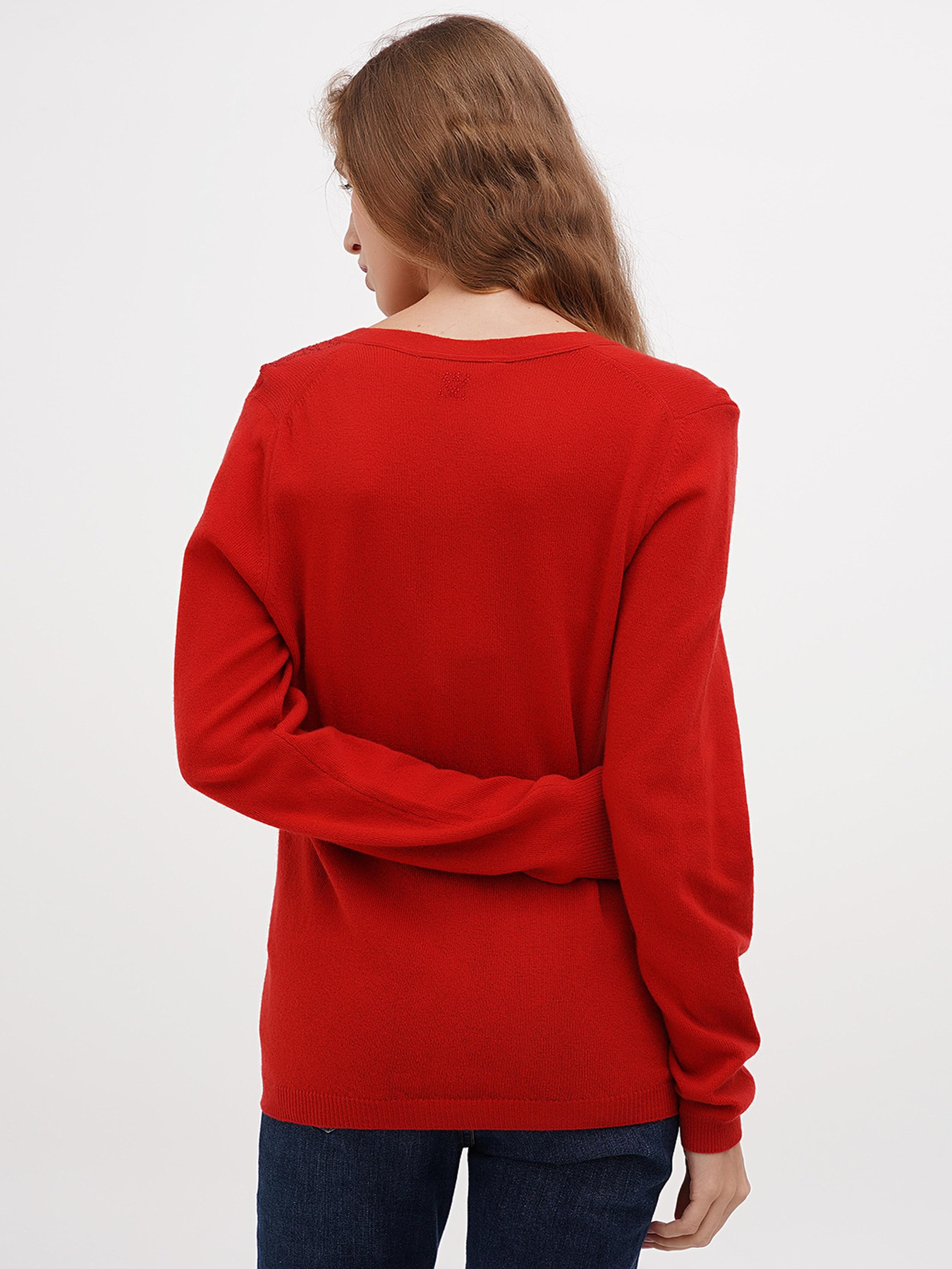 Кардиган Sassofono модель A271-SF-1404_красный Фото