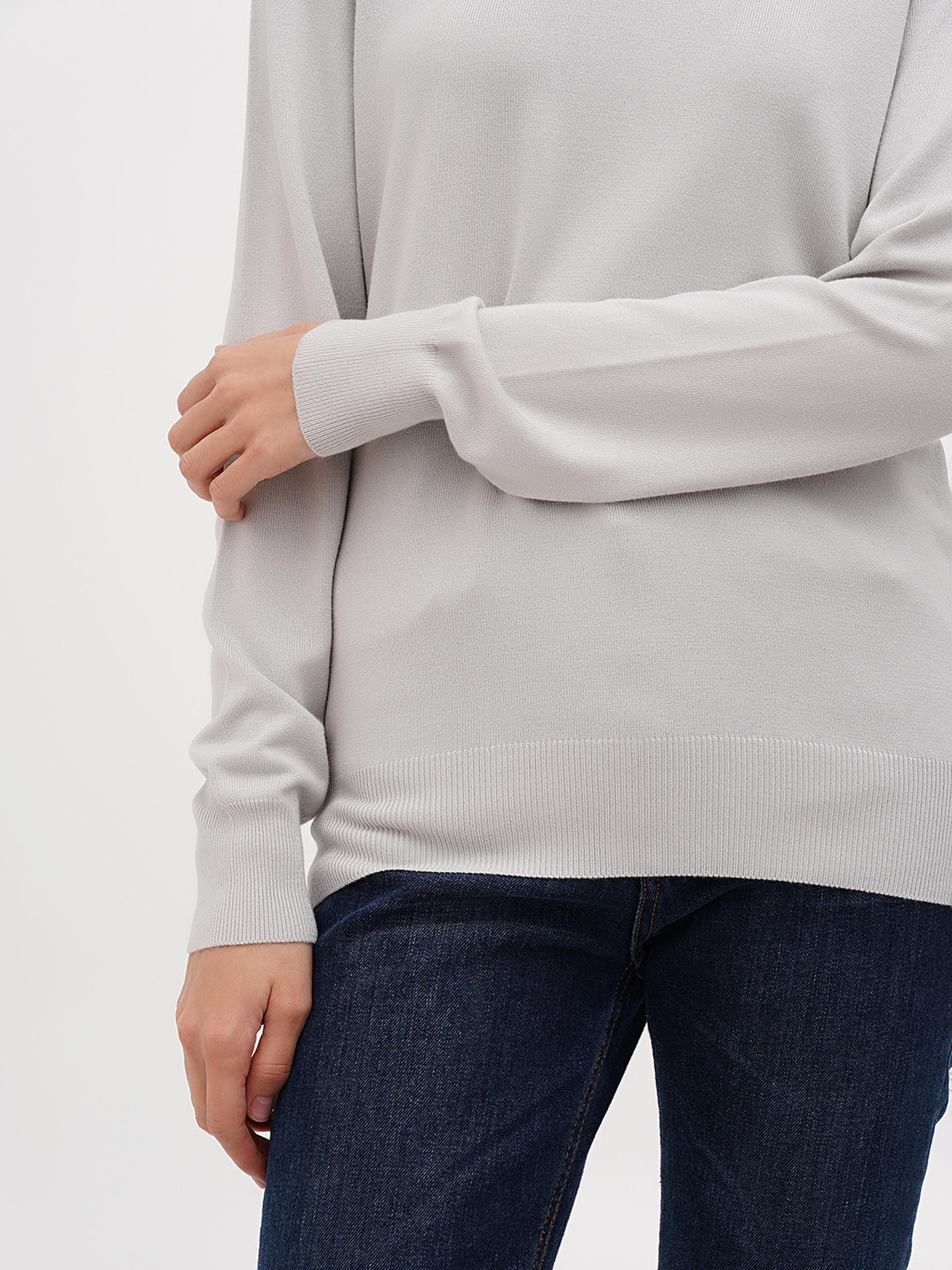 Джемпер Sassofono модель A271-SF-1409_серый Фото