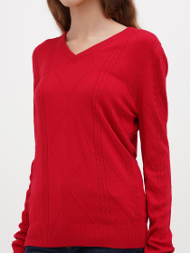 Джемпер Sassofono модель A271-SF-1412_красный Фото