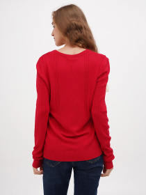 Джемпер Sassofono модель A271-SF-1412_красный Фото