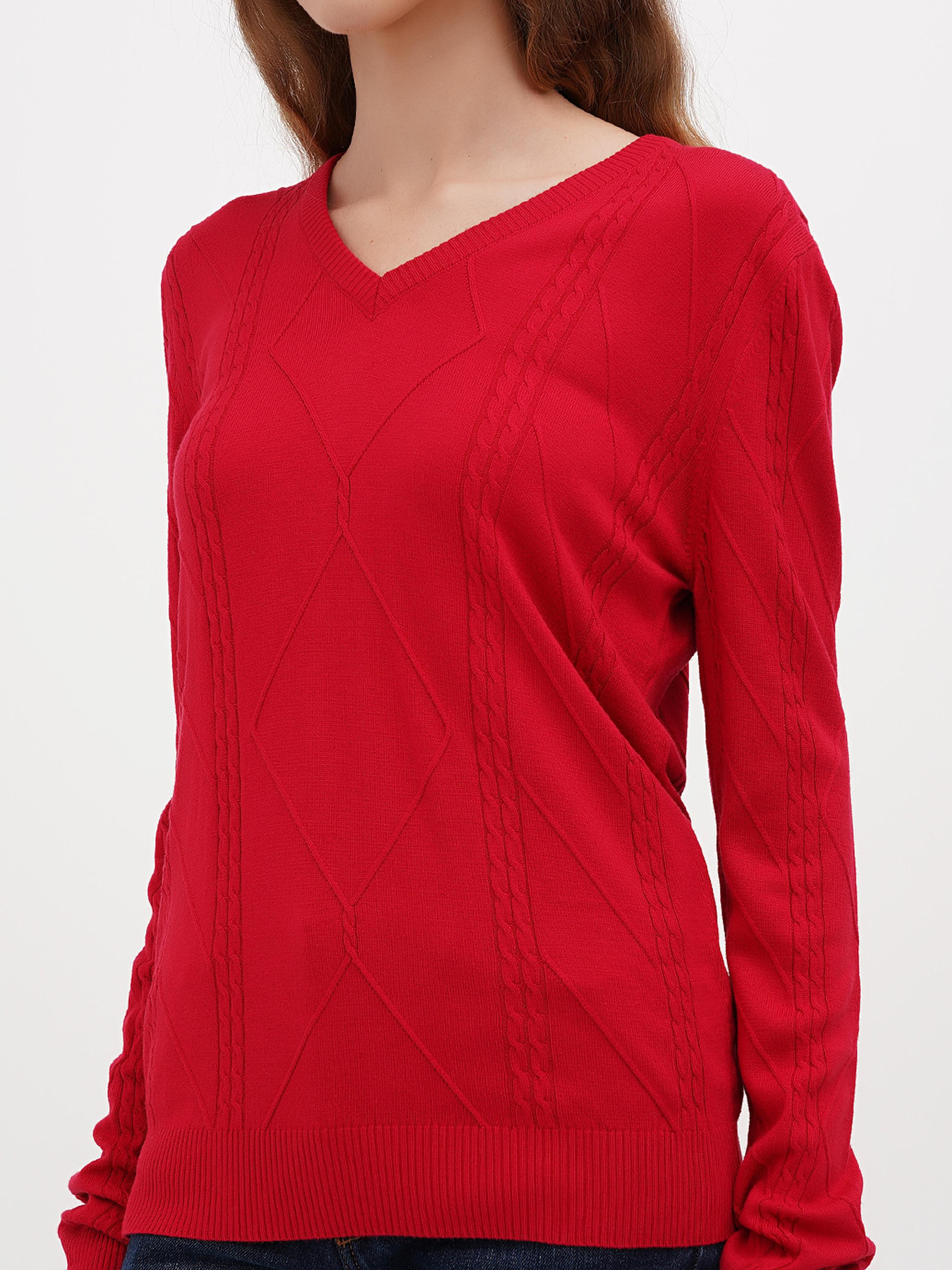 Джемпер Sassofono модель A271-SF-1412_красный Фото