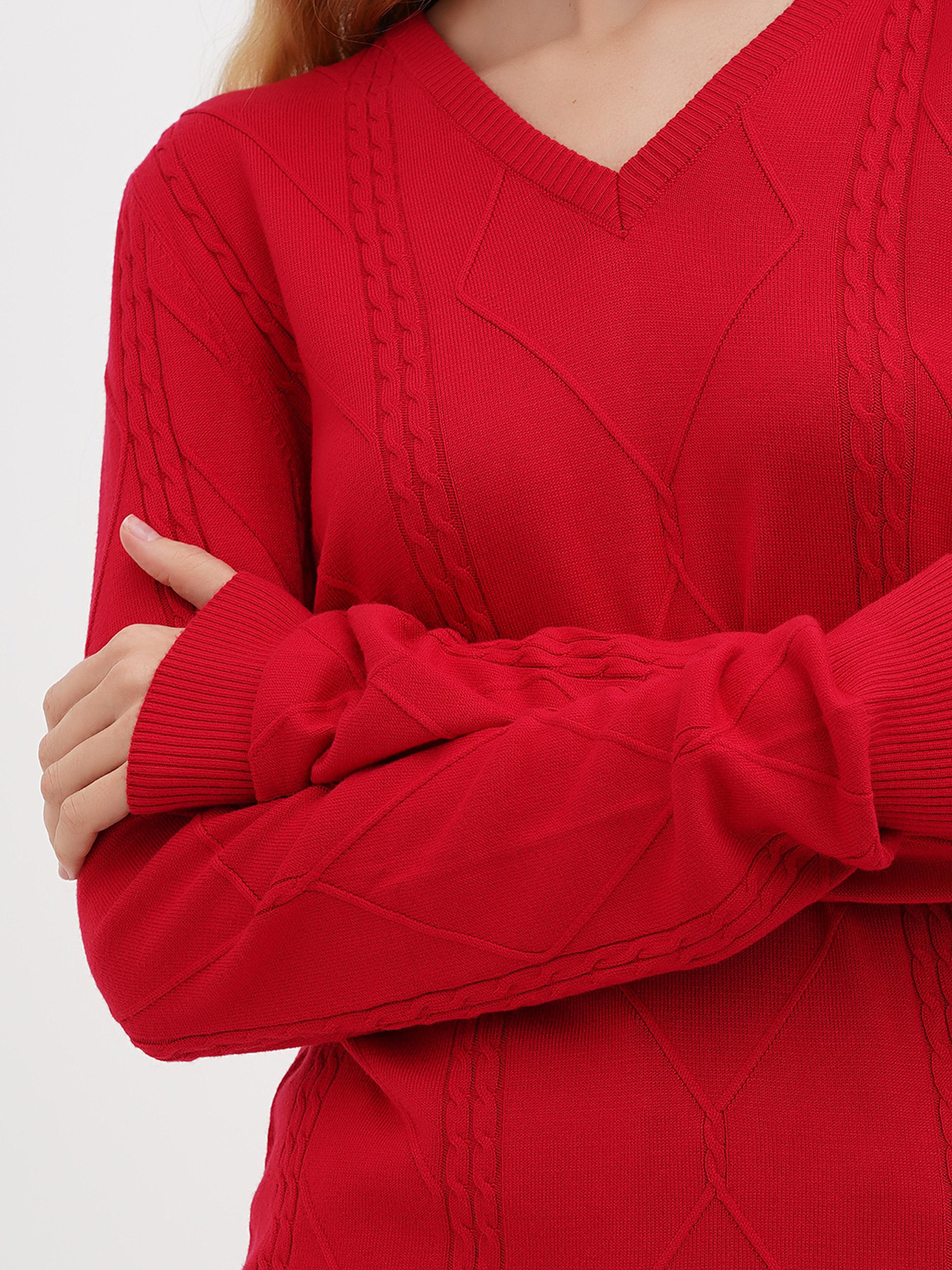 Джемпер Sassofono модель A271-SF-1412_красный Фото