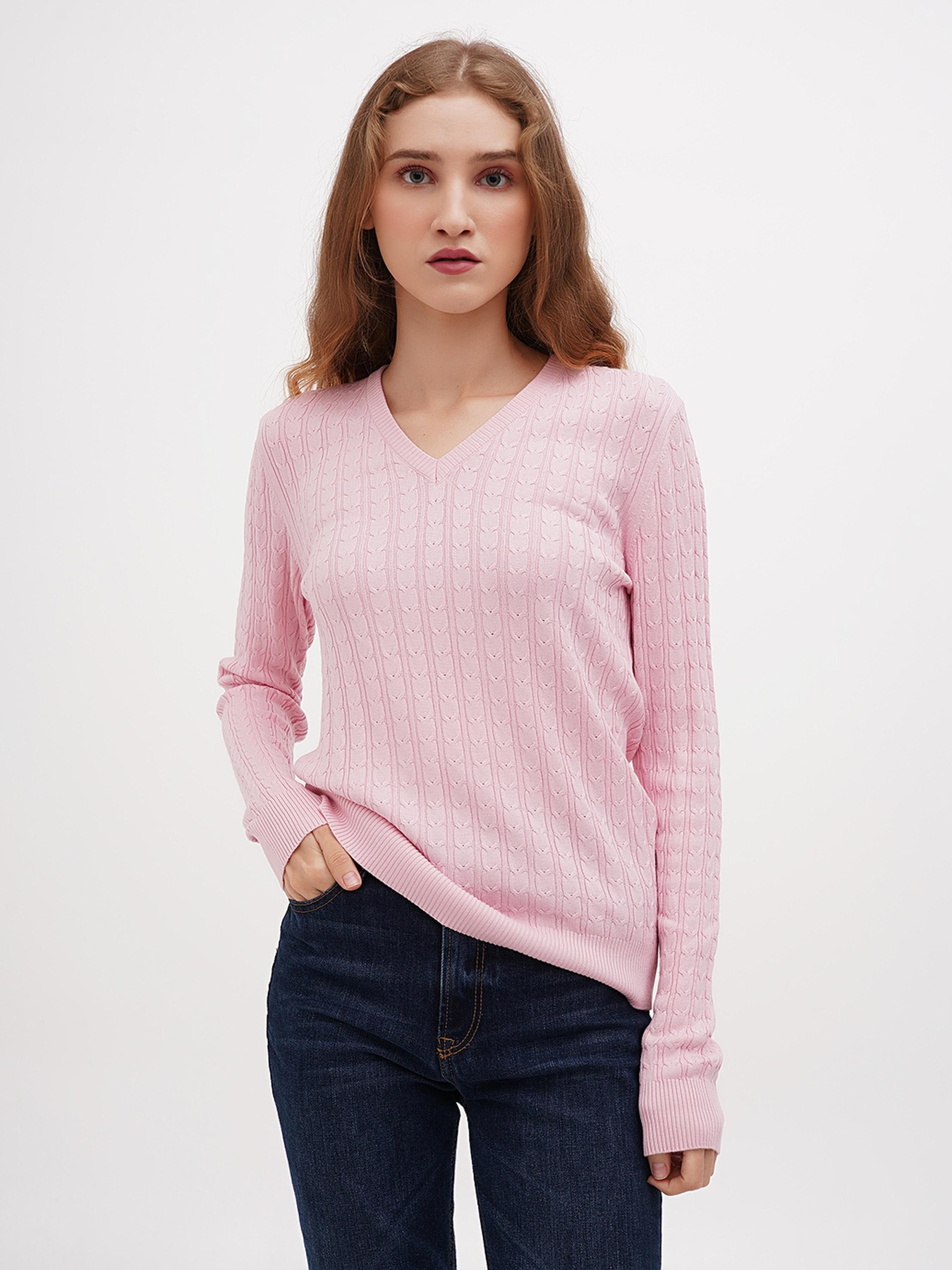 Джемпер Sassofono модель A271-SF-1414_пудра Фото