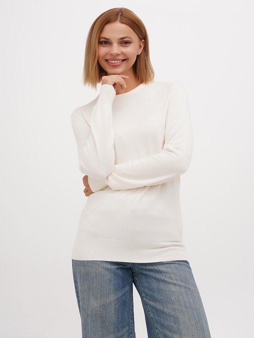 Джемпер Sassofono модель A271-SF-1408_молочный Фото