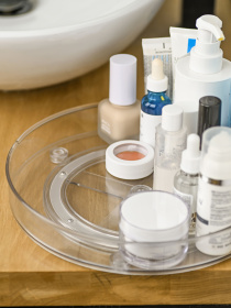 Подставка вращающаяся на 360° Lazy Susan прозрачная MBM MY HOME модель KP-73 T Фото