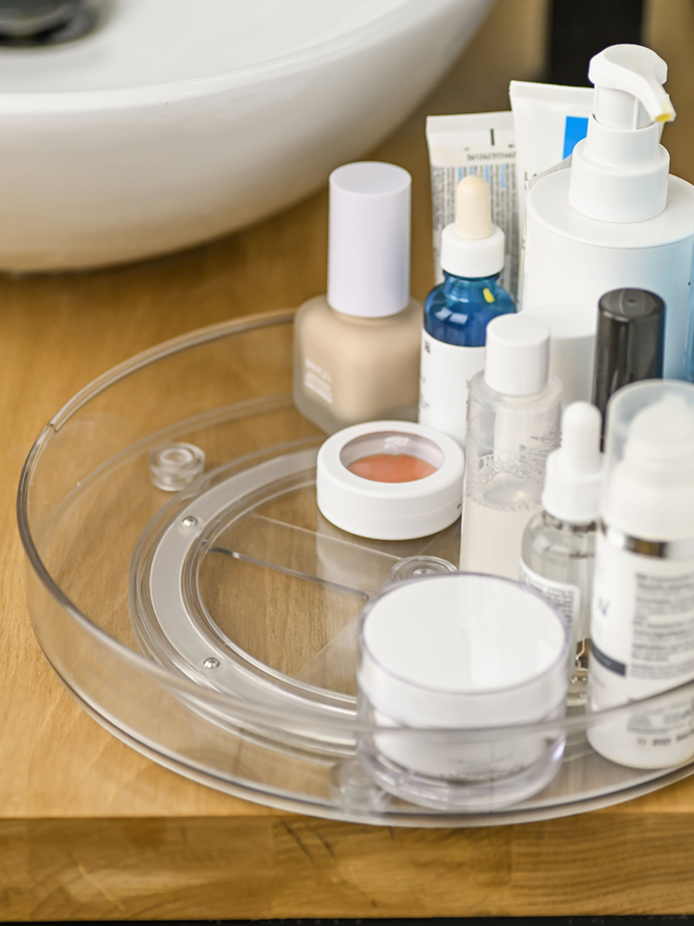 Подставка вращающаяся на 360° Lazy Susan прозрачная MBM HOME модель KP-73 T Подставка вращающаяся на 360° Lazy Susan прозрачная MBM HOME модель KP-73 T Фото