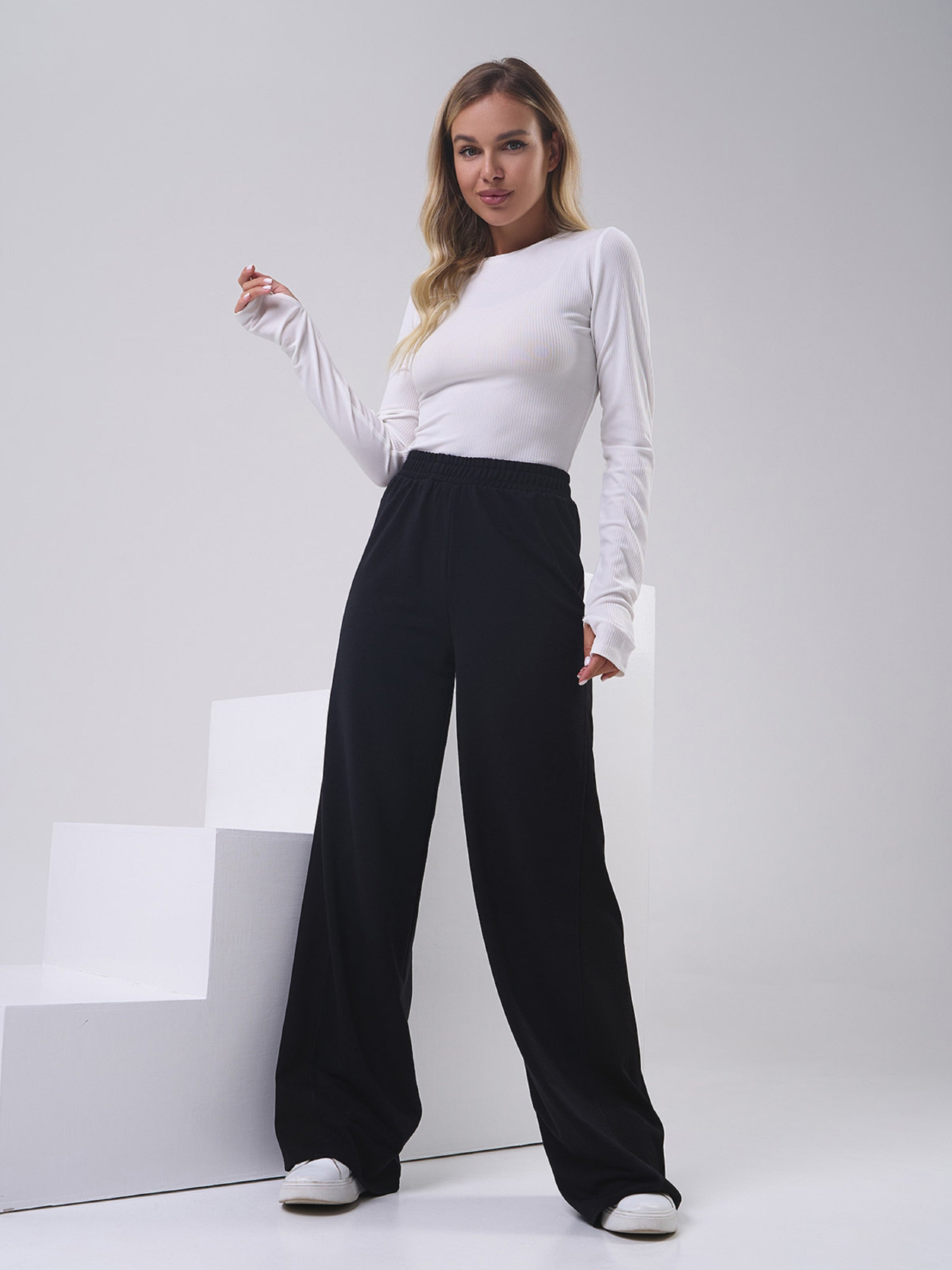 Повсякденні штани ISSA Plus модель 14800_черный Повсякденні штани ISSA Plus модель 14800_черный Фото