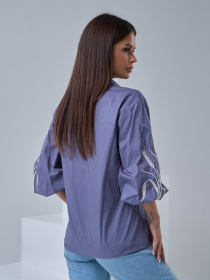 Сорочка повсякденна ISSA Plus модель SA-547_серый Сорочка повсякденна ISSA Plus модель SA-547_серый Фото