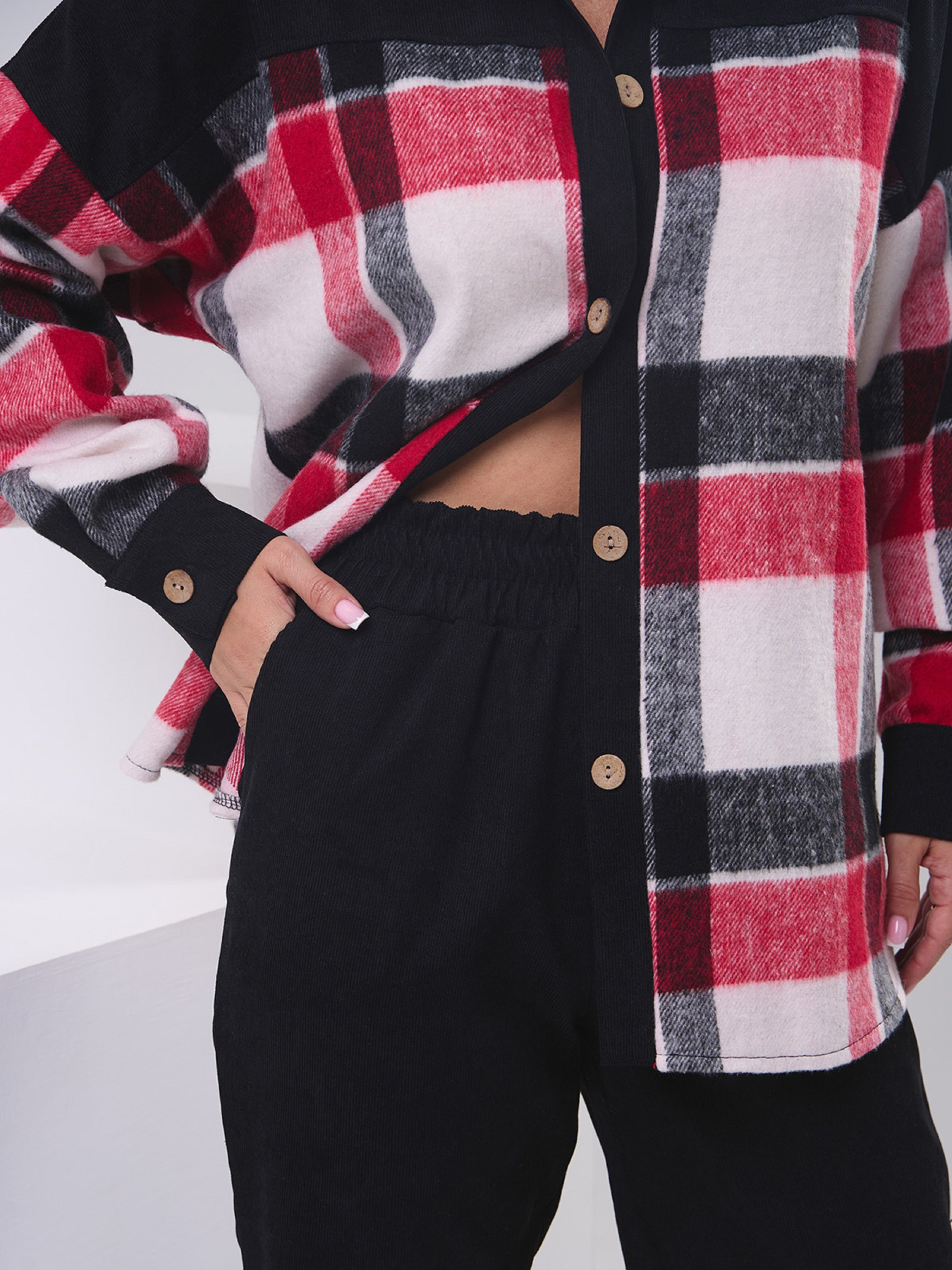 Повседневный костюм ISSA Plus модель SA-550_черный Повседневный костюм ISSA Plus модель SA-550_черный Фото