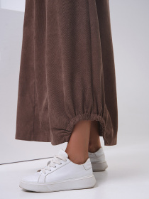 Юбка макси ISSA Plus модель 14815_коричневый Фото