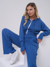 Повсякденний костюм ISSA Plus модель SA-552_синий Повсякденний костюм ISSA Plus модель SA-552_синий Фото