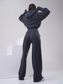 Повсякденний костюм ISSA Plus модель SA-552_темно_серый Повсякденний костюм ISSA Plus модель SA-552_темно_серый Фото