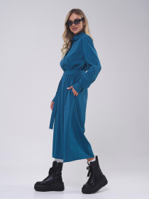 Платье миди ISSA Plus модель SA-555_зеленый Фото