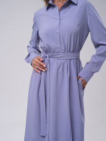 Сукня міді ISSA Plus модель SA-555_серый Сукня міді ISSA Plus модель SA-555_серый Фото