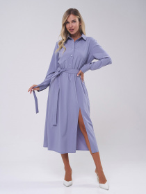 Платье миди ISSA Plus модель SA-555_серый Фото