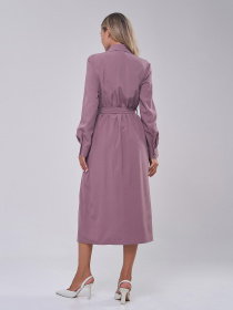 Платье миди ISSA Plus модель SA-555_коричневый Фото