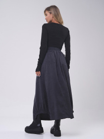 Юбка макси ISSA Plus модель 14815_серый Фото