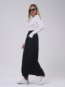 Юбка макси ISSA Plus модель 14815_черный Фото