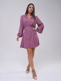 Платье мини ISSA Plus модель 14791_мультиколор Фото