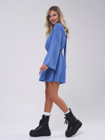 Платье мини ISSA Plus модель 14806_голубой Фото