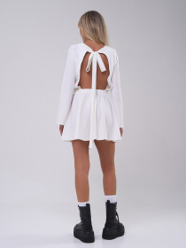 Платье мини ISSA Plus модель 14806_молочный Фото