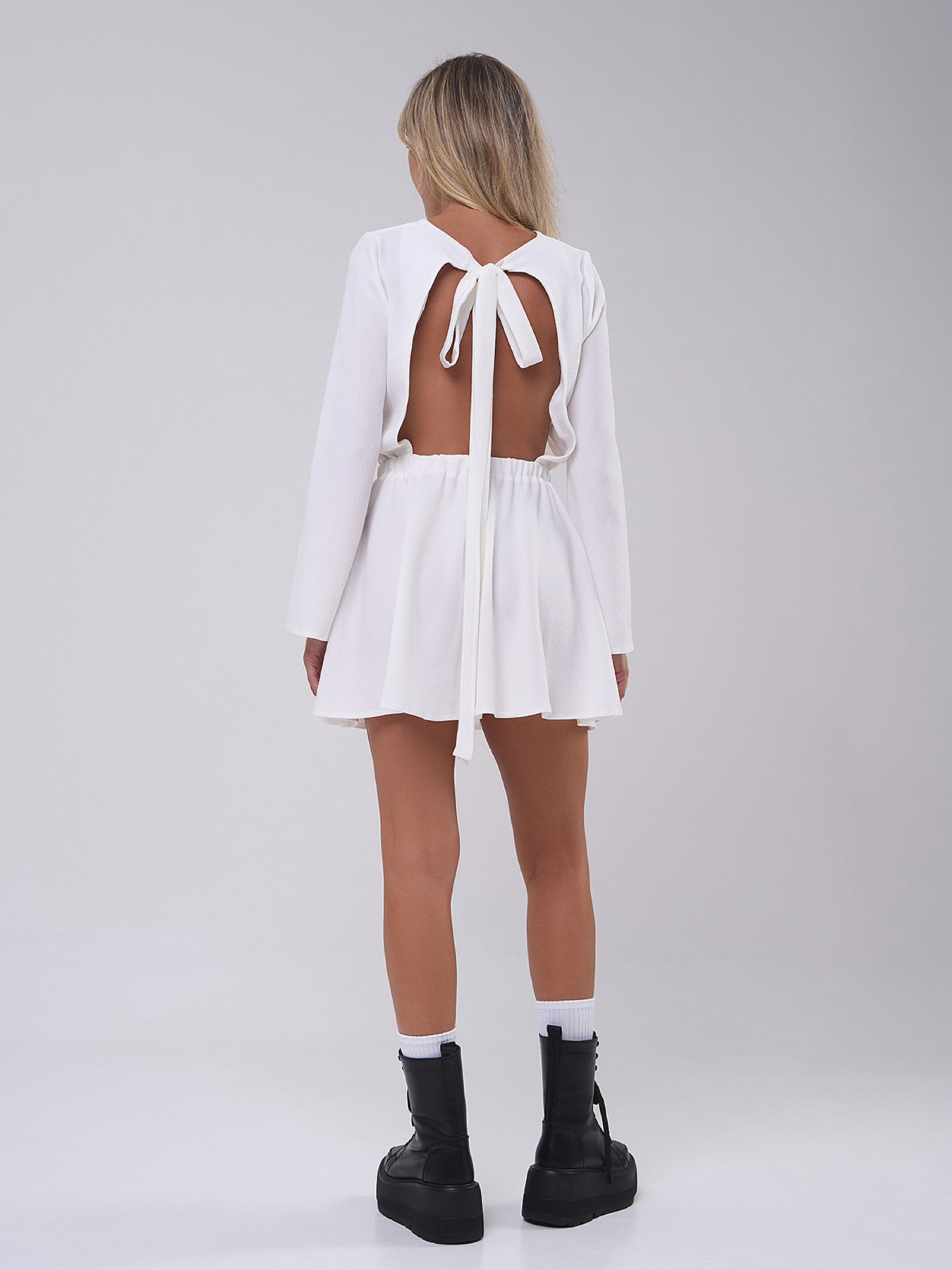 Платье мини ISSA Plus модель 14806_молочный Платье мини ISSA Plus модель 14806_молочный Фото