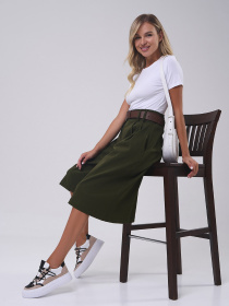 Кюлоты ISSA Plus модель 14807_хаки Фото