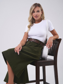 Кюлоты ISSA Plus модель 14807_хаки Фото