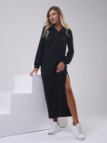 Сукня максі ISSA Plus модель 14814_черный Фото