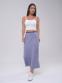 Юбка миди ISSA Plus модель 14816_серый Фото