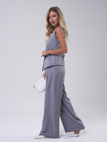 Костюм ISSA Plus модель 14818_серый Фото