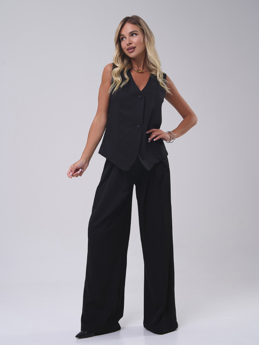 Костюм ISSA Plus модель 14818_черный Фото