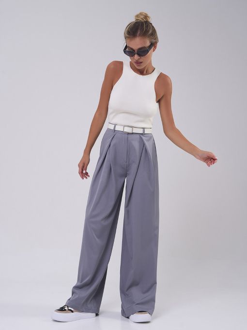 Палаццо ISSA Plus модель 14819_серый Фото