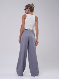 Палаццо ISSA Plus модель 14819_серый Палаццо ISSA Plus модель 14819_серый Фото