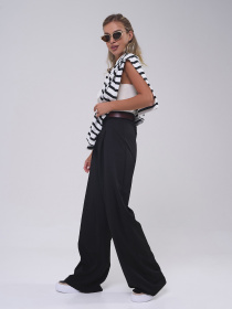 Палаццо ISSA Plus модель 14819_черный Палаццо ISSA Plus модель 14819_черный Фото