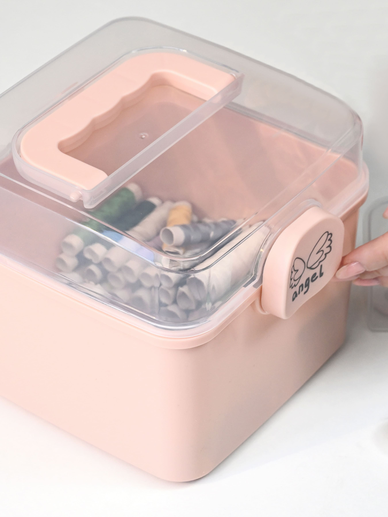 Органайзер для дрібниць рожевий MBM HOME модель PC-16 XS PINK Фото