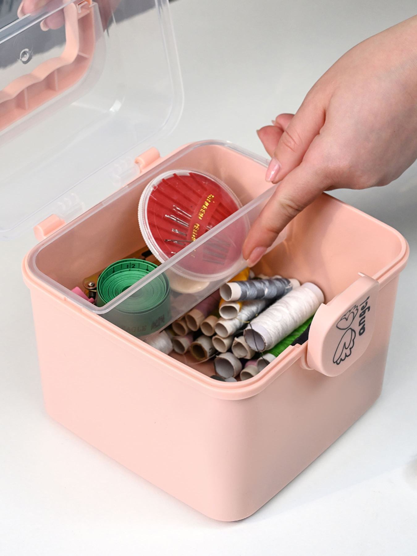 Органайзер для дрібниць рожевий MBM HOME модель PC-16 XS PINK Фото