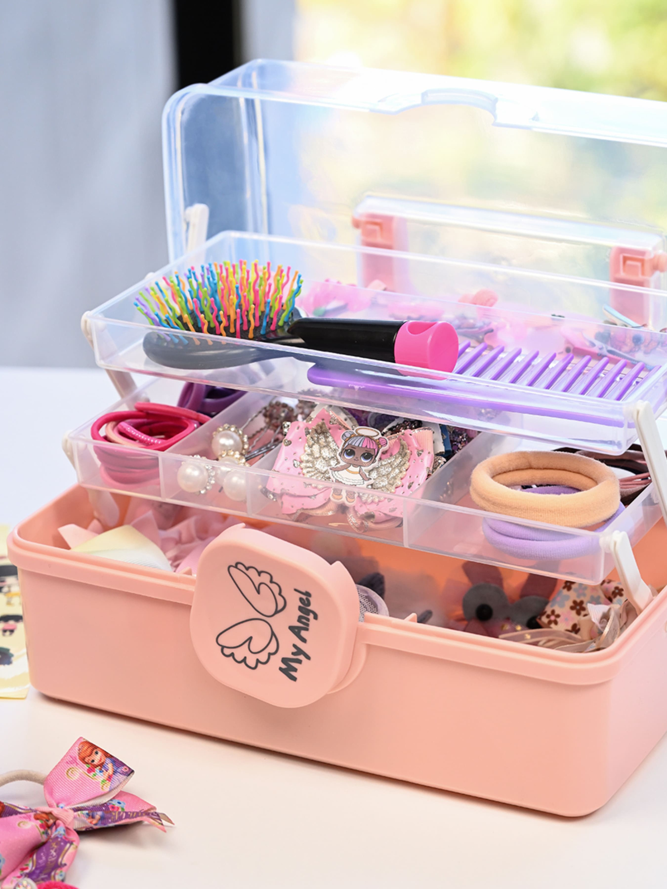 Органайзер для мелочей розовый MBM MY HOME модель PC-16 S PINK Фото