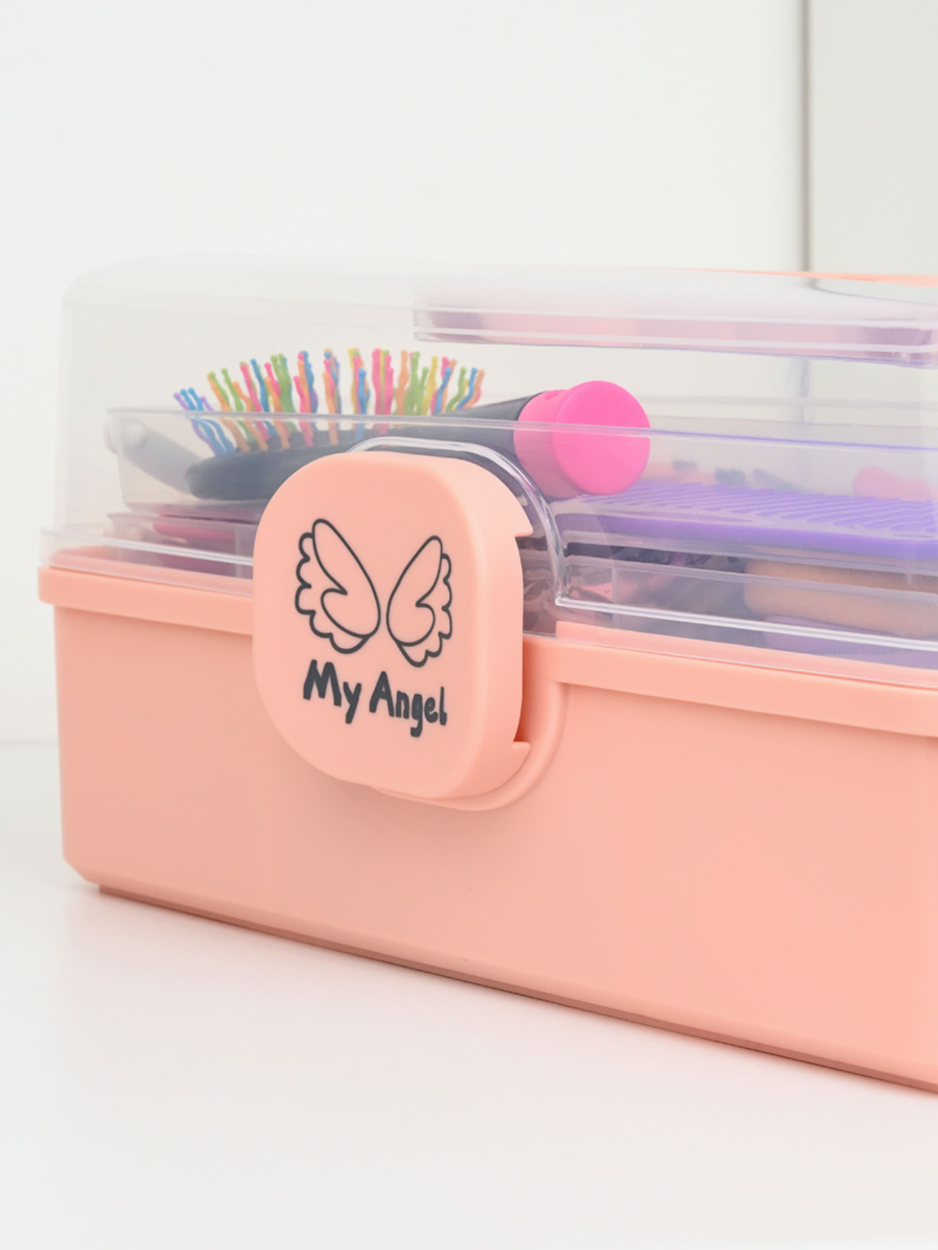 Органайзер для дрібниць рожевий MBM HOME модель PC-16 S PINK Фото