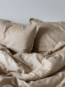 Комплект постільної білизни лате з вишитими зірками Cozy модель 8048959 Фото