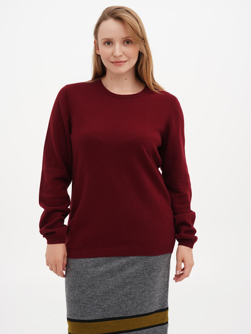 Джемпер Sassofono модель A271-SF-1401_бордовый Фото