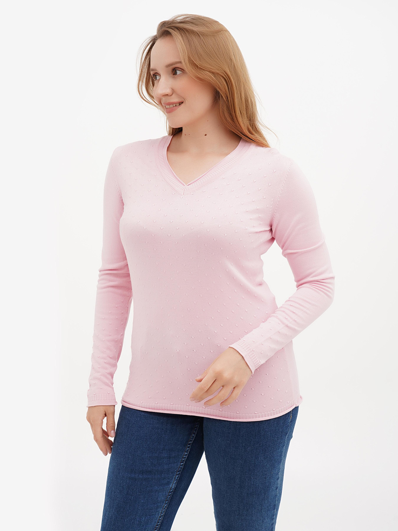 Джемпер Sassofono модель A271-SF-1419_пудра Фото